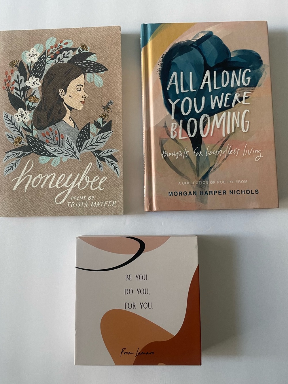 Poetry Self Care Book Bundle Honeybee + Affirmation Cards